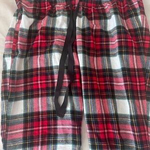 Old Navy Red and Black Plaid Maternity Pants